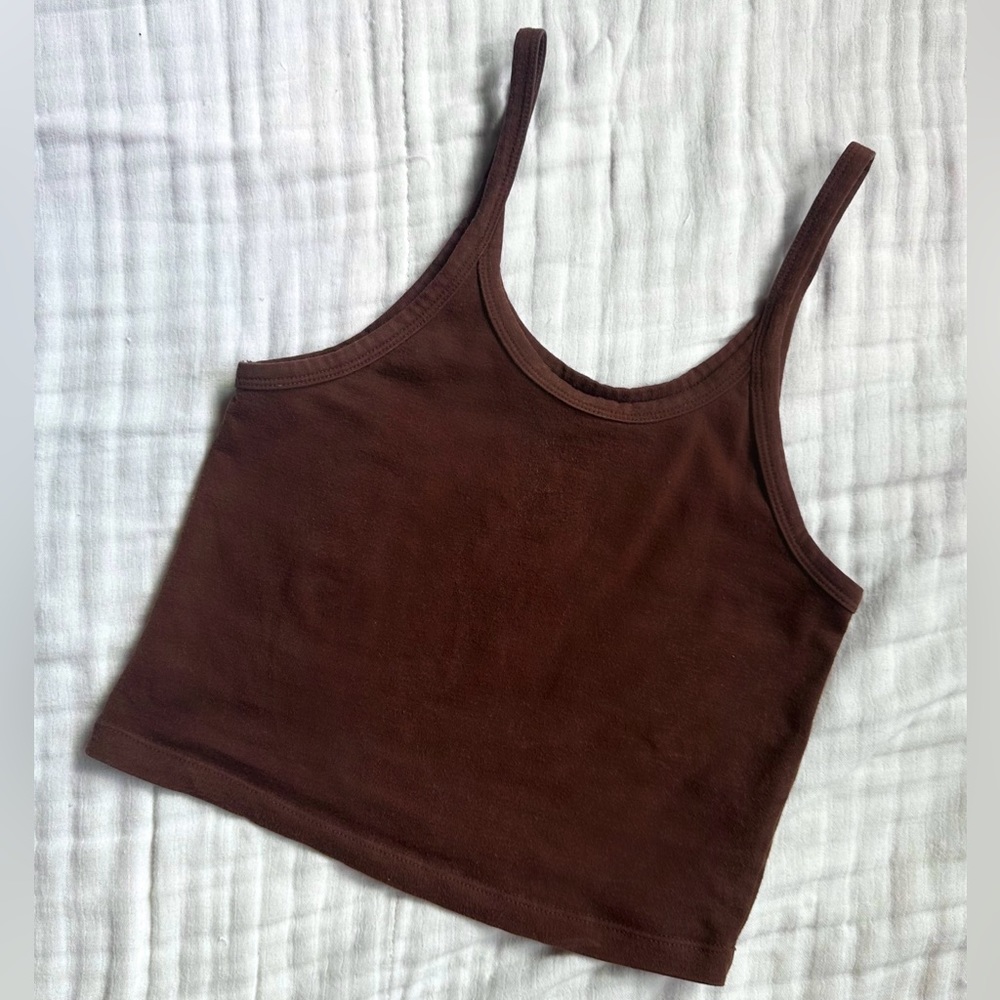 ARQ organic cotton tank top cropped top crop top